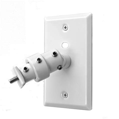 am20 universal speaker mount for electrical box installation white|Pinpoint Mounts Universal Speaker Wall Ceiling Mount with .